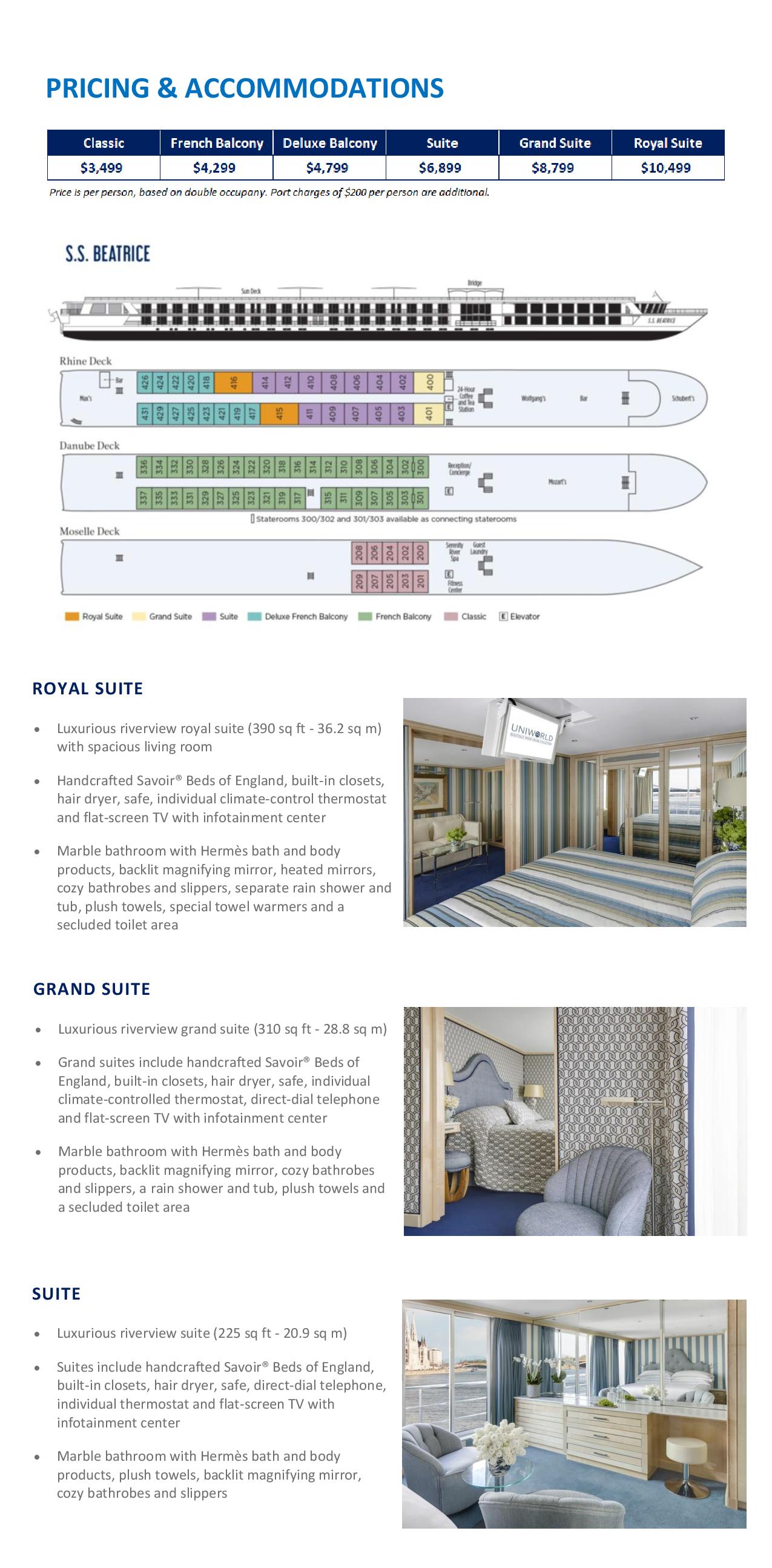 Pricing and Accommodations | MOAAVACATIONS